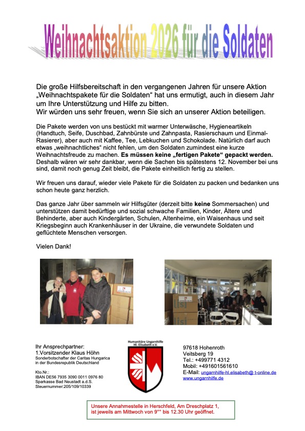 Soldatenpakete 2026